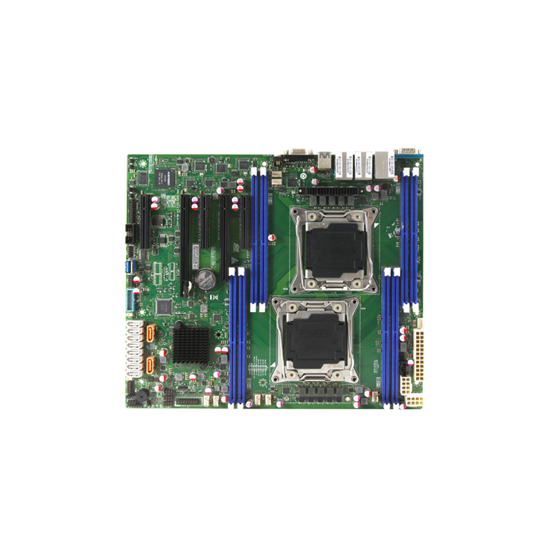 智微智能P8DRA-N4I双路主板，支持2颗Intel ®至强® E5-2600 V3/V4系列高性能处理器；